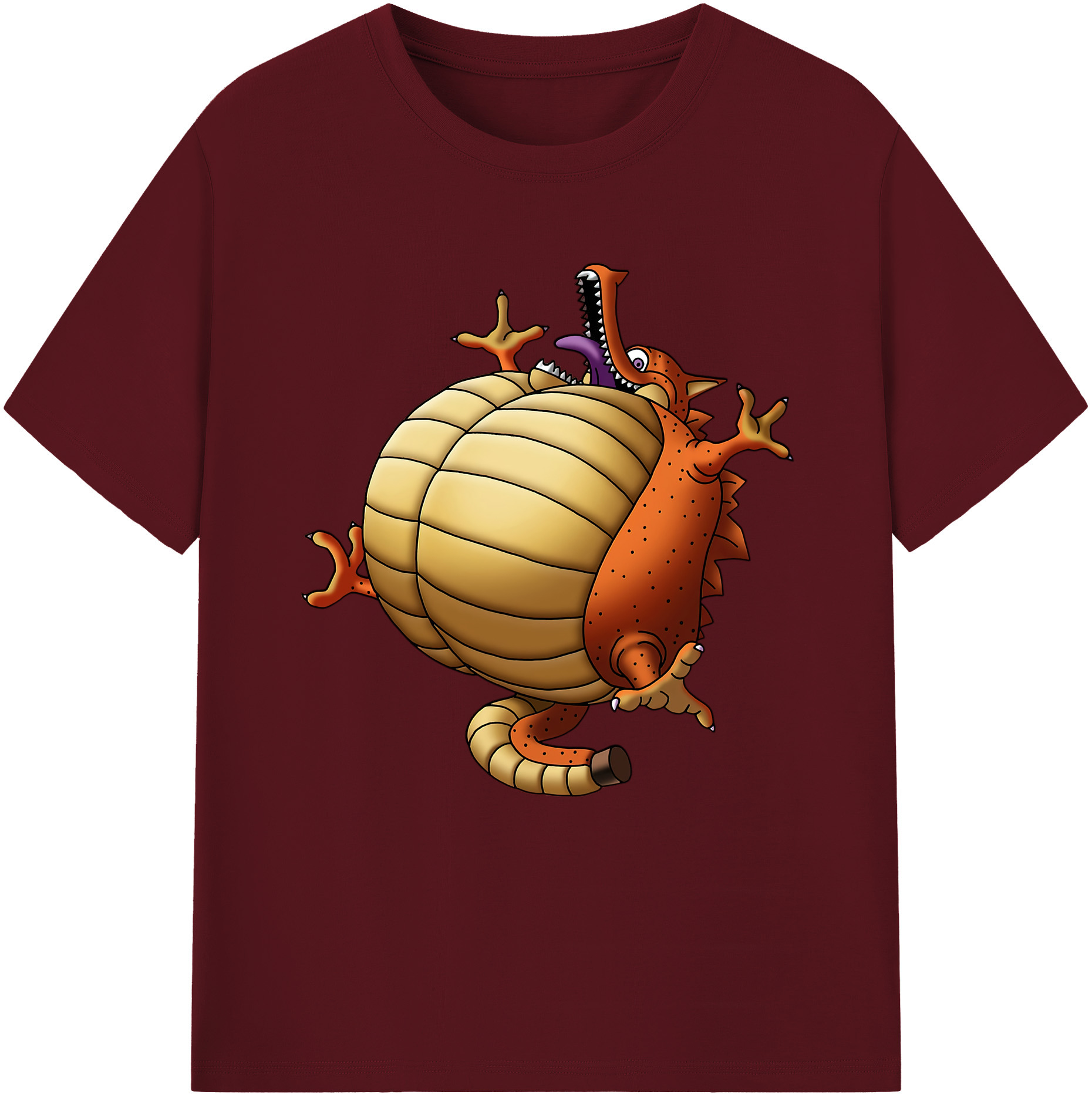 （画像用） ドラゴンクエスト Doragon Kuesuto Dragon Quest 綿100％半袖Tシャツ（フロントプリント）